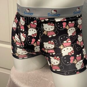 Sanrio Hello Kitty Black and Pink Boxer Briefs